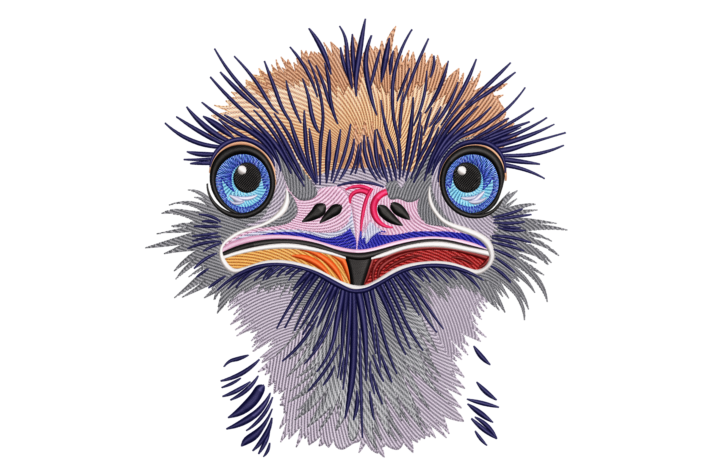 Funny Ostrich Face