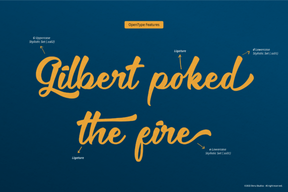 Gathwey Font - Preview 3