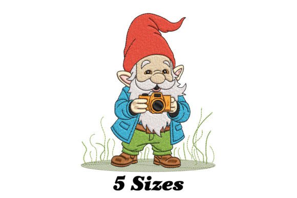 Gnome Photographer with Camera