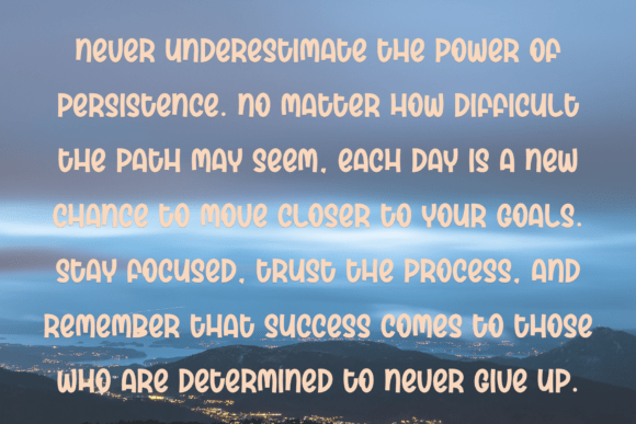 Good Night Font - Preview 5