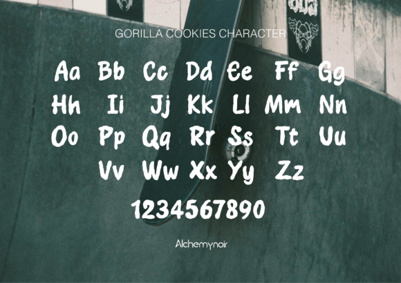 Gorilla Cookies Font - Preview 1