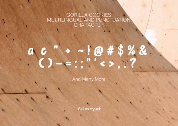 Gorilla Cookies Font - Preview 2