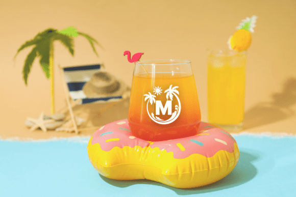Hello Summer Monogram Font PNG with transparent background - Preview 2