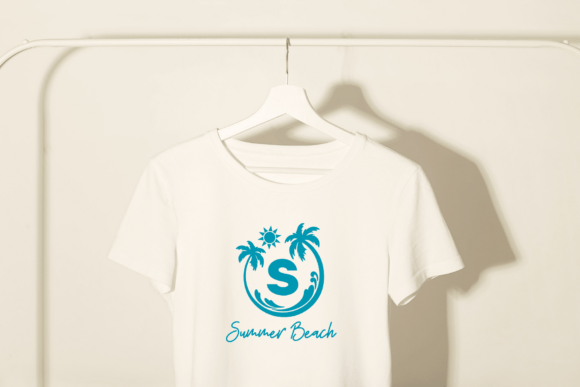 Hello Summer Monogram Font PNG with transparent background - Preview 3