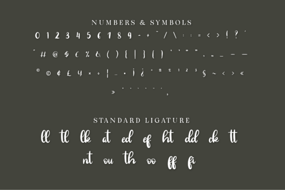 Janellyssa Font PNG with transparent background - Preview 5