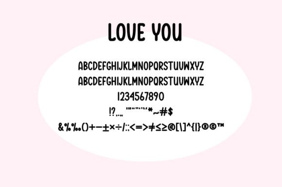 Love You Mama Font PNG with transparent background - Preview 5