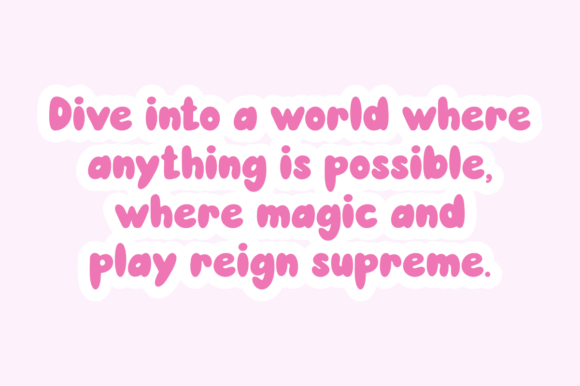 Magical Playful Font PNG with transparent background - Preview 2