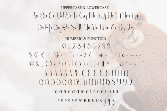 Mitten Font PNG with transparent background - Preview 5