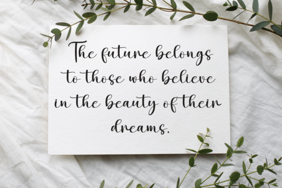 Note Vintage Font PNG with transparent background - Preview 2
