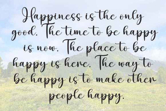 Note Vintage Font PNG with transparent background - Preview 5