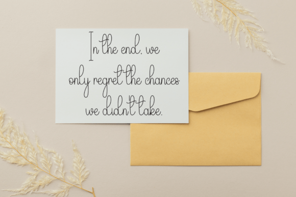 Notes Signature Font PNG with transparent background - Preview 2