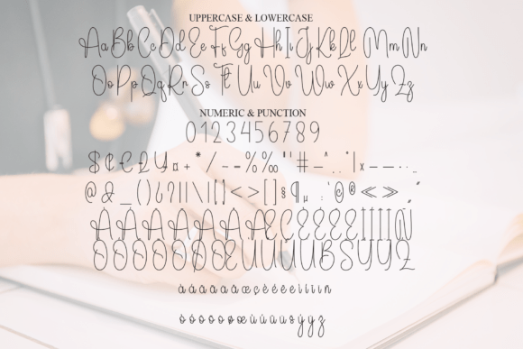 Notes Signature Font PNG with transparent background - Preview 6