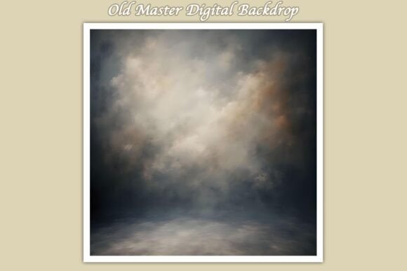 Preview of Old Master Digital Backdrop PNG digital backdrop