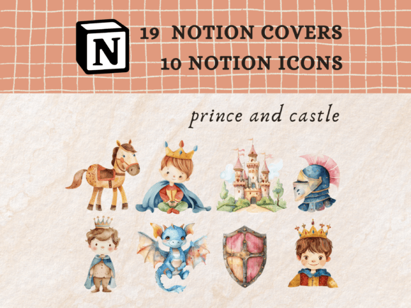 Prince and Castle Notion Icons