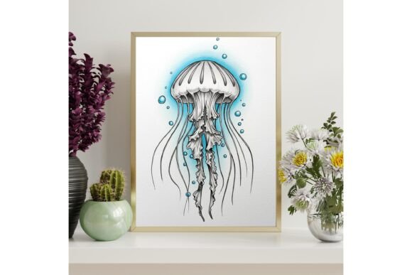 Printable Jellyfish Wall Art