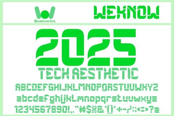 Robot Design Font font preview - 1