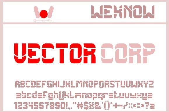Robot Design Font font preview - 2
