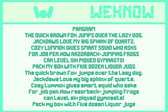 Robot Design Font font preview - 6
