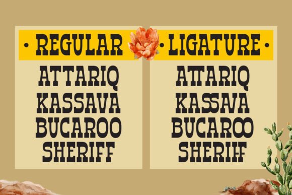 Rustem Font Font PNG with transparent background - Preview 3