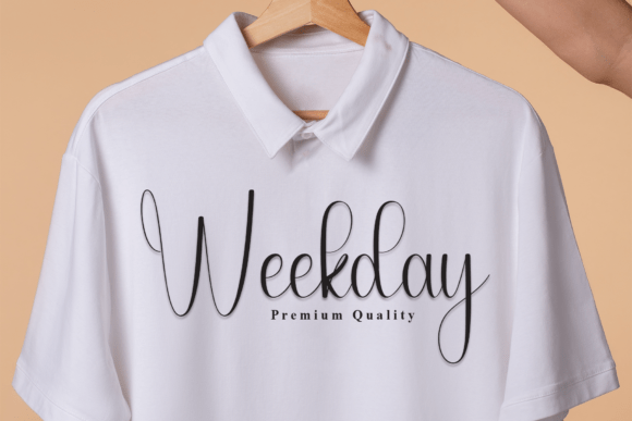 Script Handmade Font PNG with transparent background - Preview 3