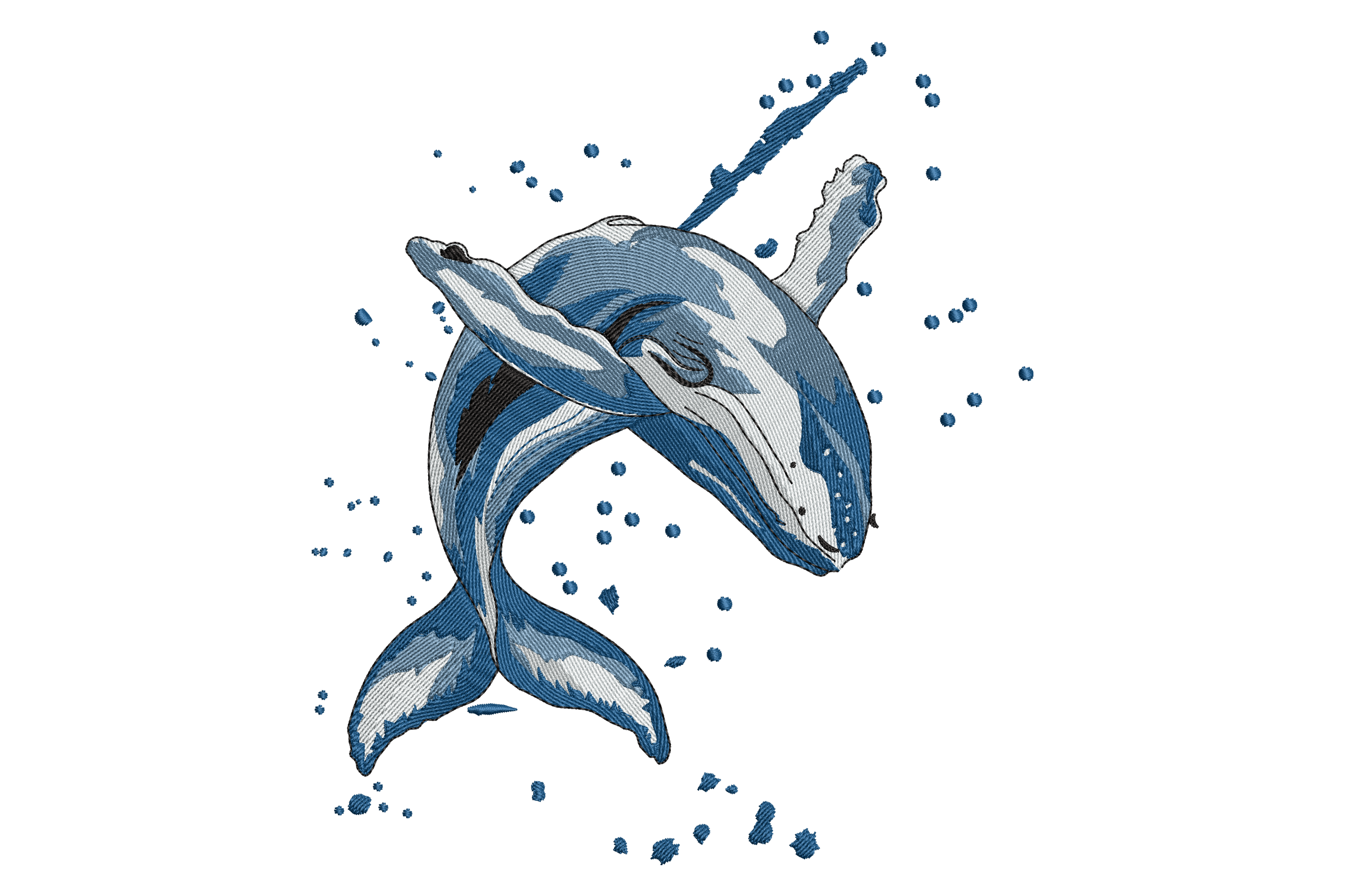 Splashing Humpback Whale