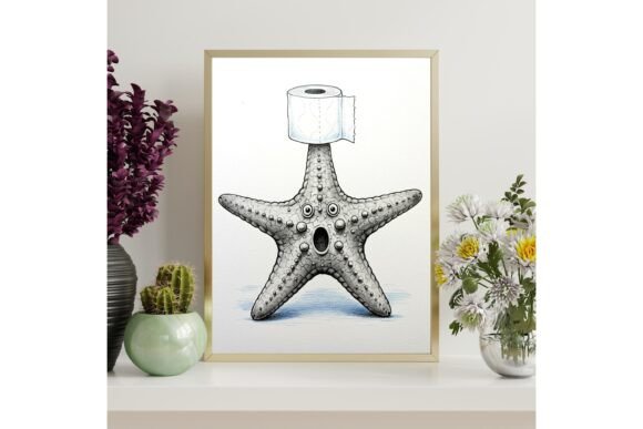 Starfish Print Wall Art