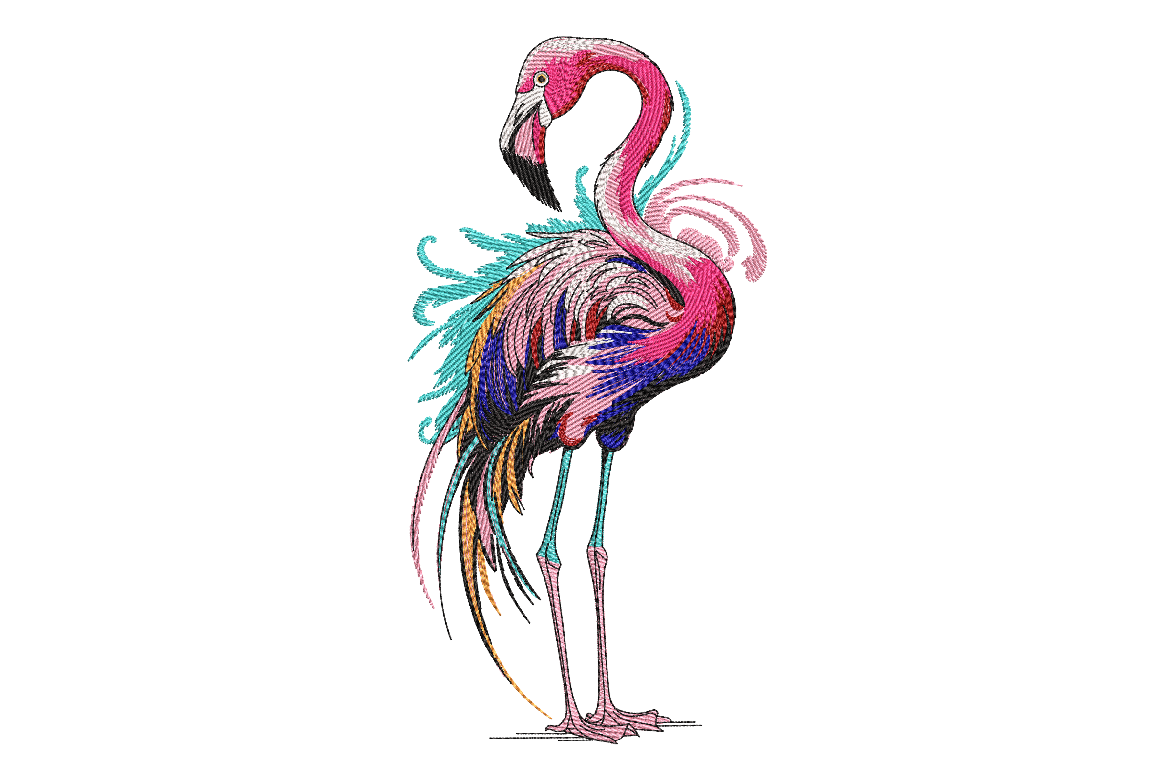 Vibrant Flamingo
