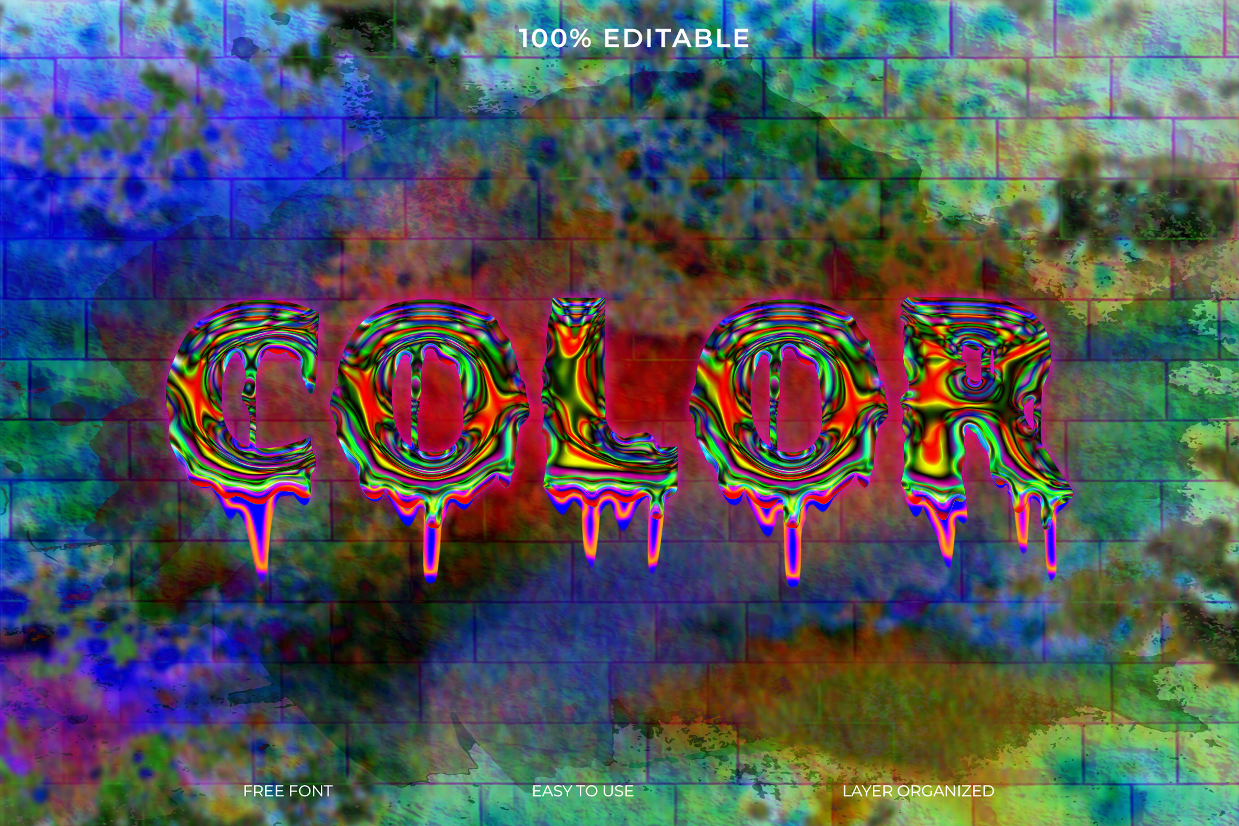 Color Text Effect Style Graphic by Imamul0 · Creative Fabrica