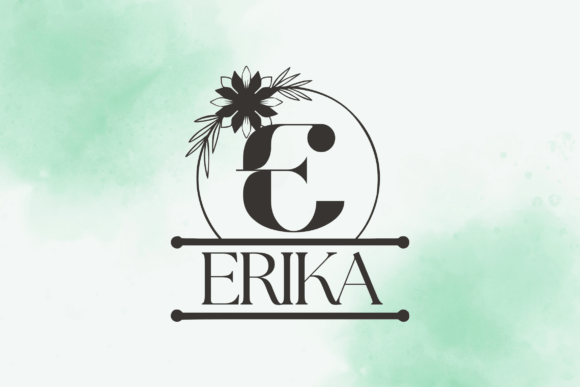 Aether Monogram Line Font - Preview 1