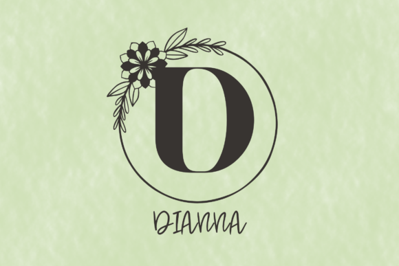 Alora Monogram Font - Preview 1