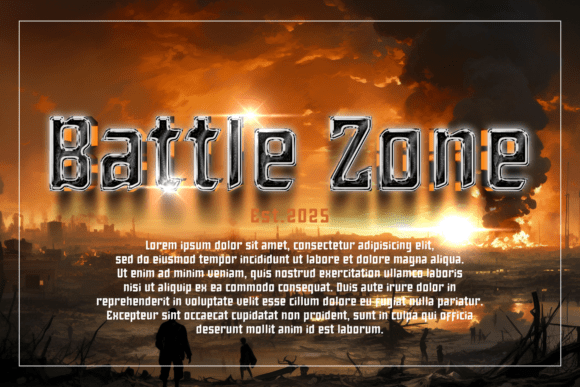 Amazing Action Font - Preview 4