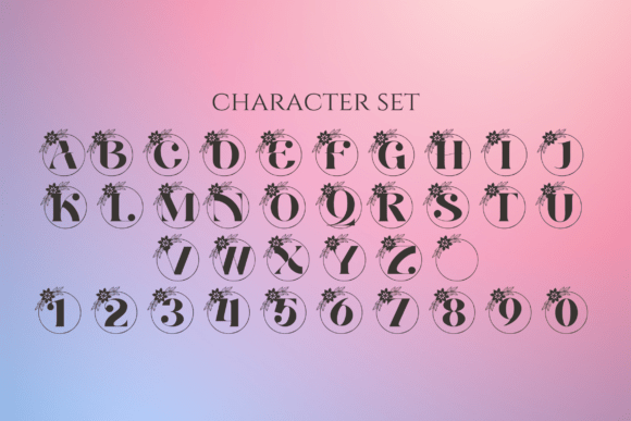 Amour Monogram Font - Preview 3