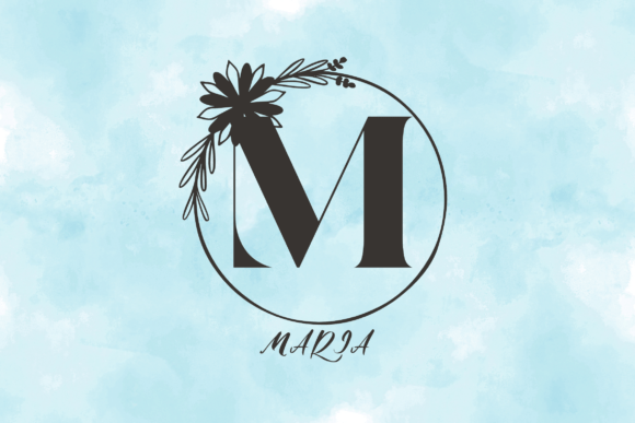 Aria Monogram Font - Preview 1