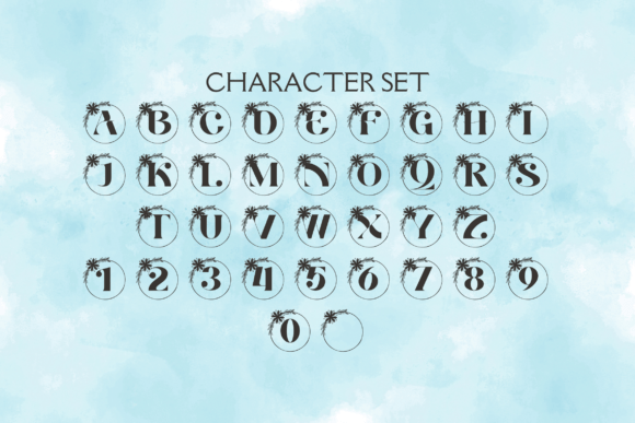 Aria Monogram Font - Preview 3