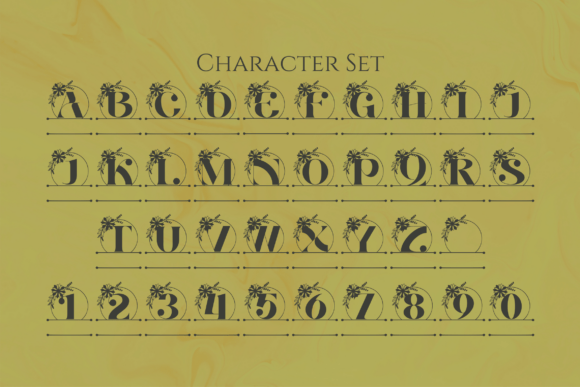 Astrid Monogram Line Font - Preview 3