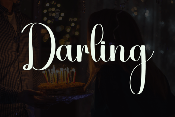 Birthday Darling Font - Preview 6
