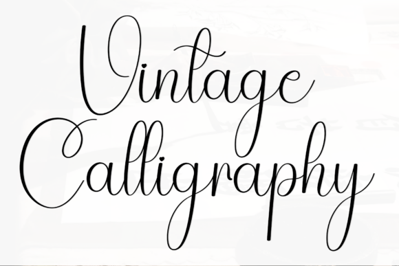 Calligraphy Font - Preview 6