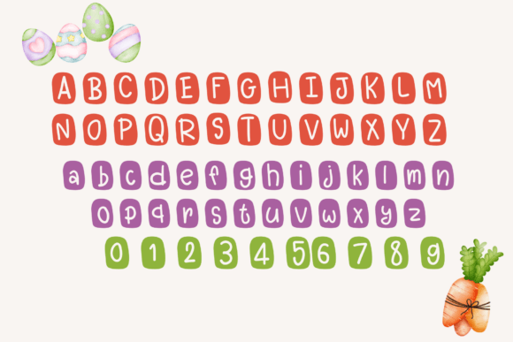 Candy Easter Font - Preview 1