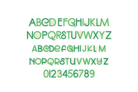 Celebrate Green Font - Preview 1