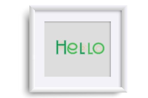 Celebrate Green Font - Preview 4