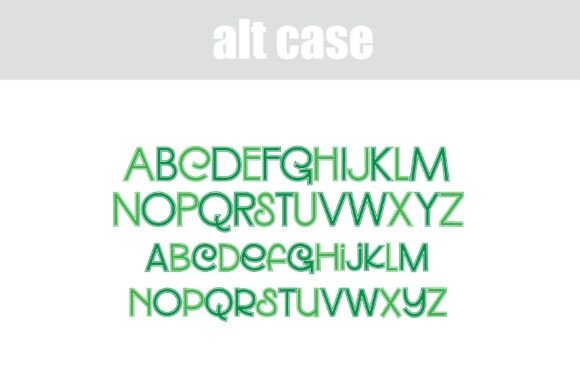 Celebrate Green Font - Preview 6
