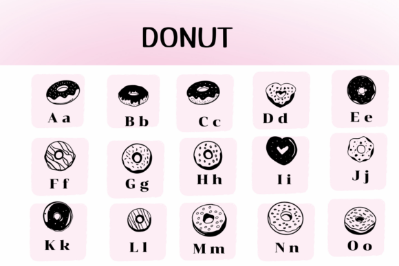 Donut Font - Preview 1