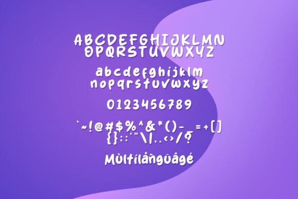 Delight Purple Font - Preview 4