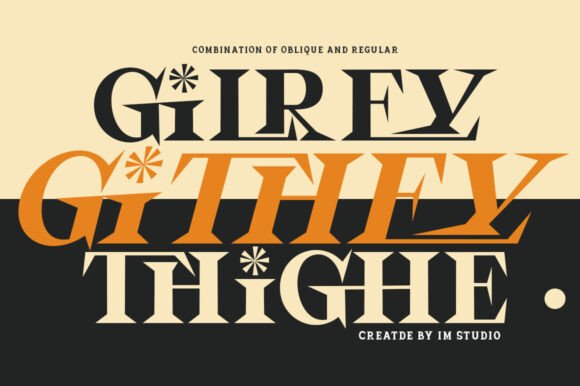 Gilrey Font - Preview 4
