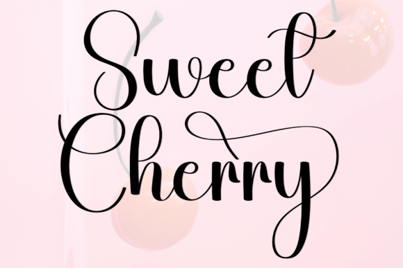 Glance Cherry Font - Preview 6