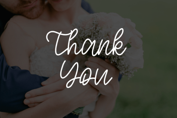 Happy Wedding Font - Preview 3