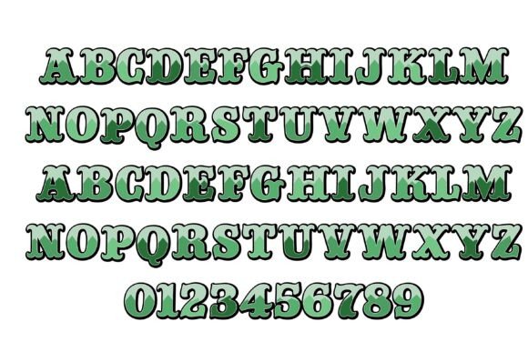 Jolly Irish Jig Font PNG with transparent background - Preview 1