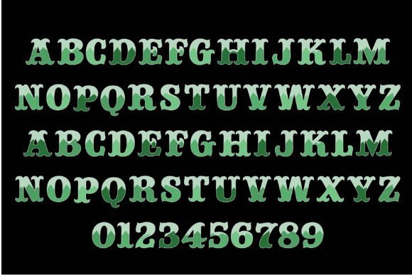 Jolly Irish Jig Font PNG with transparent background - Preview 2