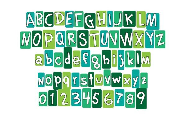 Leprechaun Grudge Font PNG with transparent background - Preview 1