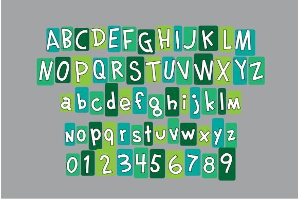 Leprechaun Grudge Font PNG with transparent background - Preview 2